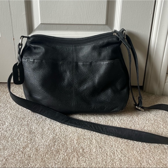 👜Vintage real leather shoulder bag: - Picture 6 of 12